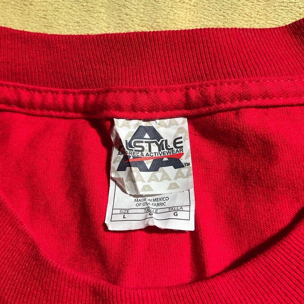 Alstyle The Storms of Reds T Shirts - Large - Picture 3 of 3